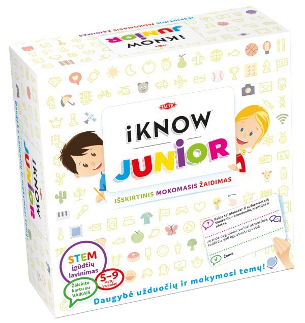 TACTIC Настольная игра IKNOW Junior (на латышском яз.) TACTIC Настольная игра IKNOW Junior (на латышском яз.)