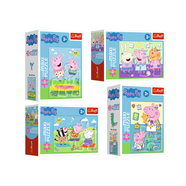 TREFL PEPPA PIG Мини-макси пазл Свинка Пеппа, 20 шт.