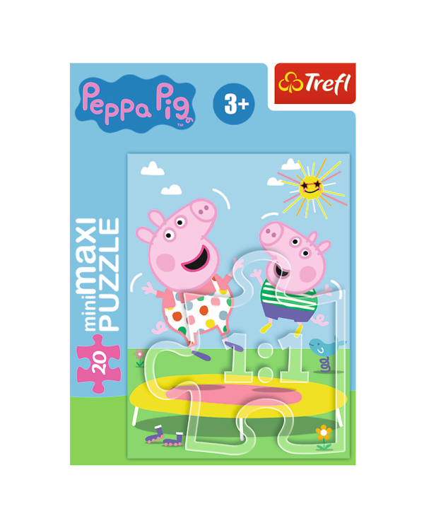 TREFL PEPPA PIG Мини-макси пазл Свинка Пеппа, 20 шт.