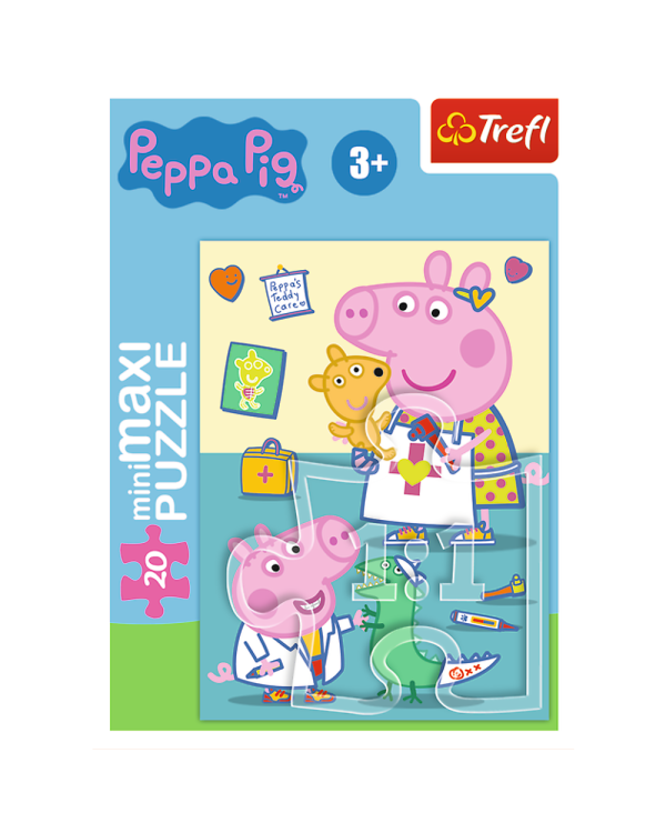 TREFL PEPPA PIG Мини-макси пазл Свинка Пеппа, 20 шт.