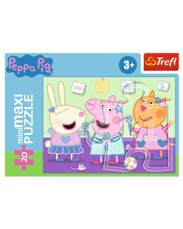 TREFL PEPPA PIG Мини-макси пазл Свинка Пеппа, 20 шт.