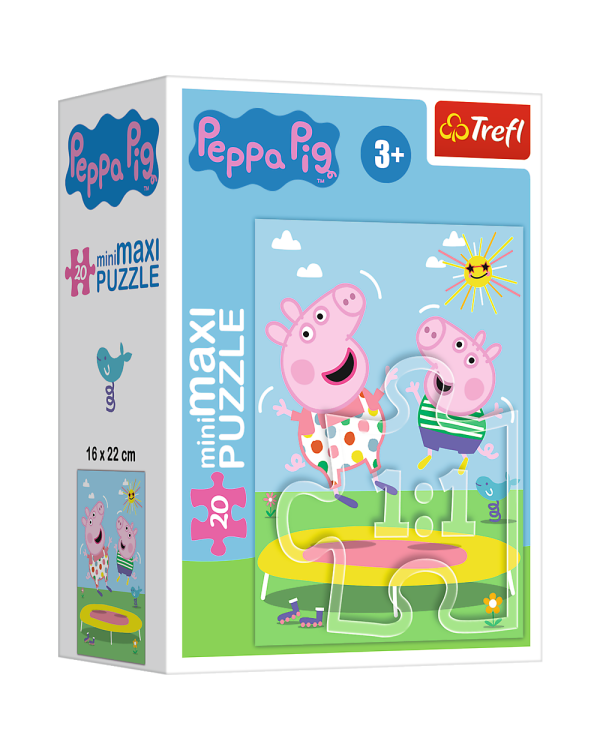 TREFL PEPPA PIG Мини-макси пазл Свинка Пеппа, 20 шт.