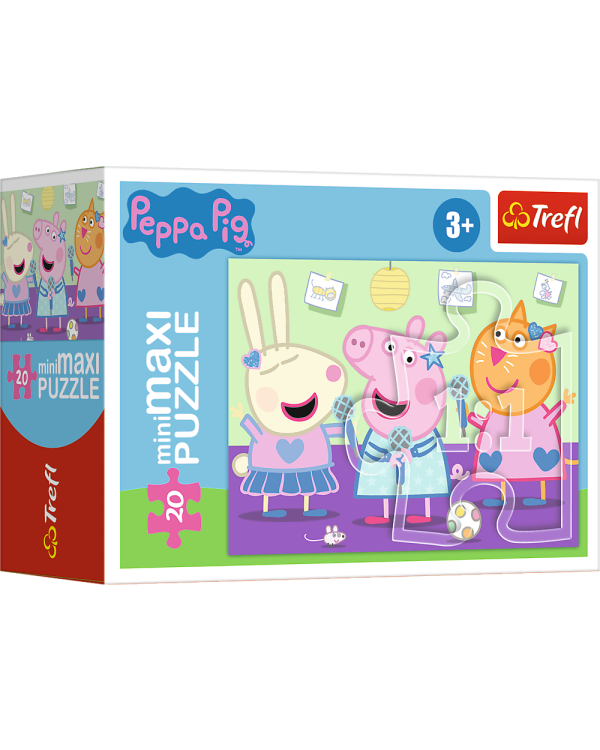 TREFL PEPPA PIG Мини-макси пазл Свинка Пеппа, 20 шт.
