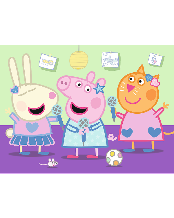 TREFL PEPPA PIG Мини-макси пазл Свинка Пеппа, 20 шт.