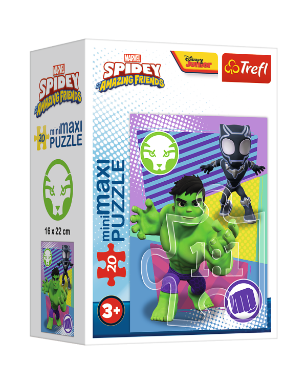 TREFL SPIDER-MAN Мини-макси пазл Спайди, 20 шт.
