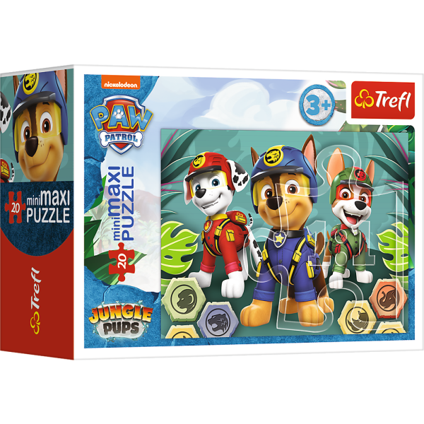 Обложка книги «TREFL PAW PATROL Мини-макси пазл Щенячий патруль, 20 шт.»