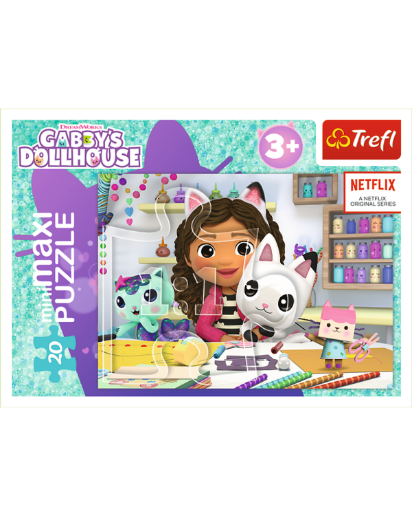 TREFL GABBY´S DOLLHOUSE Мини макси пазл 20 шт.