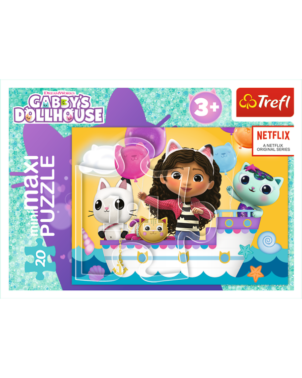 TREFL GABBY´S DOLLHOUSE Мини макси пазл 20 шт.