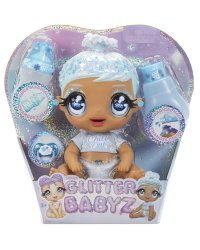GLITTER BABYZ Интерактивная кукла Blue Snowflake, 20 cm