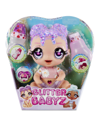GLITTER BABYZ  Интерактивная кукла Lavender Flower,  20 cm