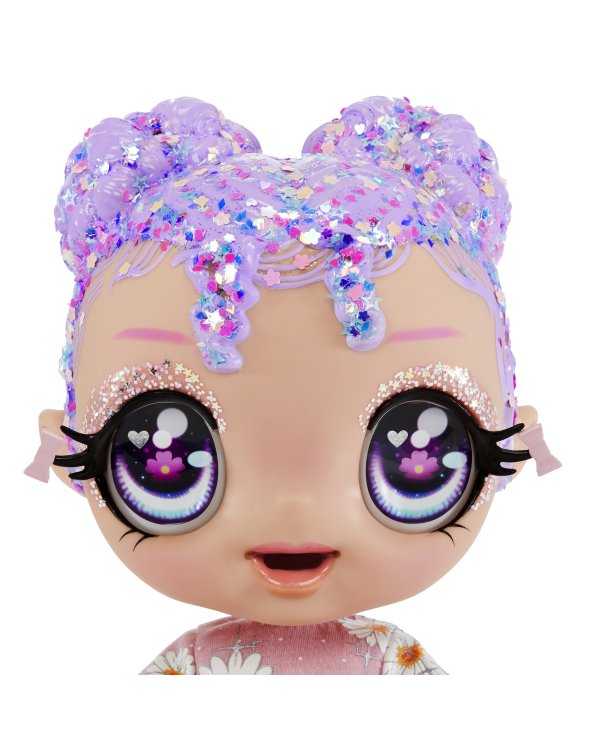 GLITTER BABYZ  Интерактивная кукла Lavender Flower,  20 cm