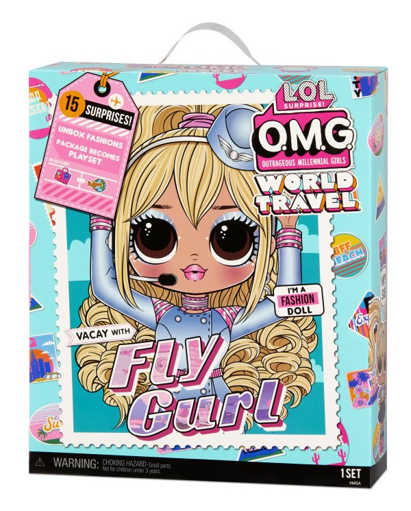 Обложка книги «L.O.L. Surprise OMG Travel кукла, 24 cм»
