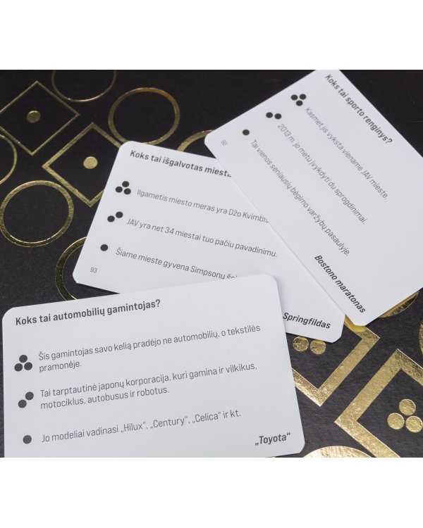 TACTIC Настольная игра iKNOW 2.0 (на литовском яз.)