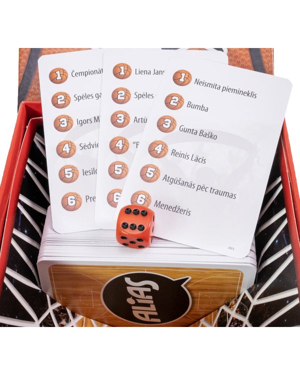 TACTIC Настольная игра Алиас: Баскетбол (на латышском яз.)