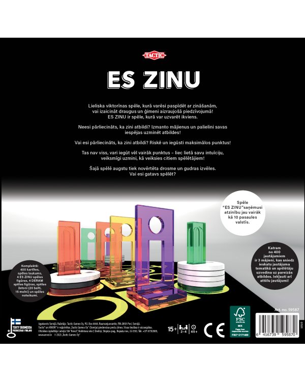 TACTIC Настольная игра "Я знаю" (на латышском яз.)