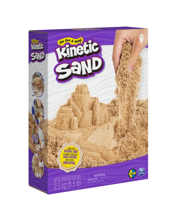 KINETIC SAND Кинетический песок 2,5kg, коричневый