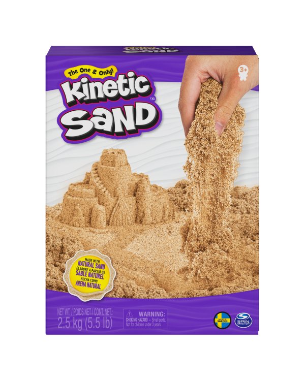 KINETIC SAND Кинетический песок 2,5kg, коричневый