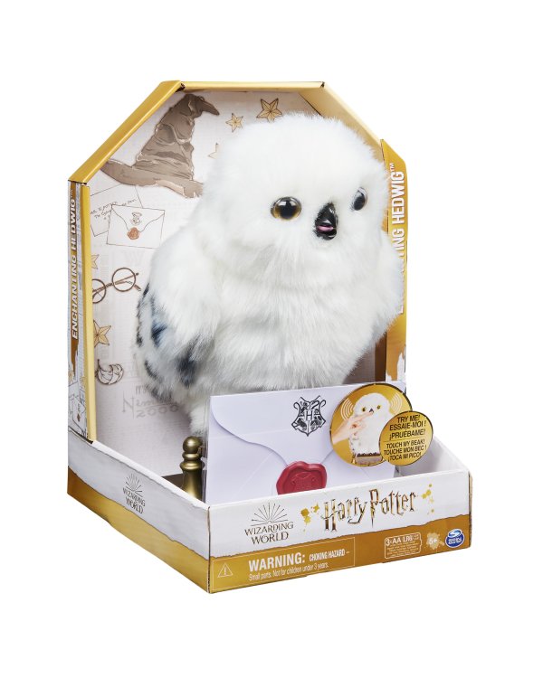 Дополнительное изображение книги «HARRY POTTER Интерактивная игрушка заколдованный Hedwig, 30 см»