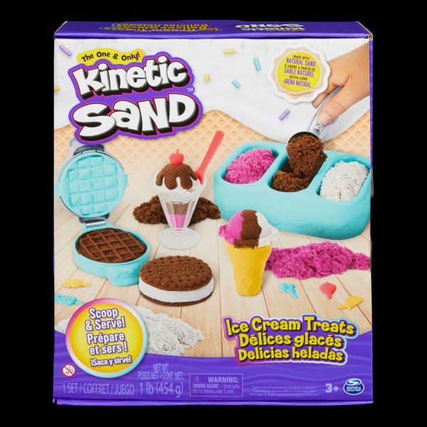 KINETIC SAND Игровой набор Мороженое (без запаха) KINETIC SAND Игровой набор Мороженое (без запаха)