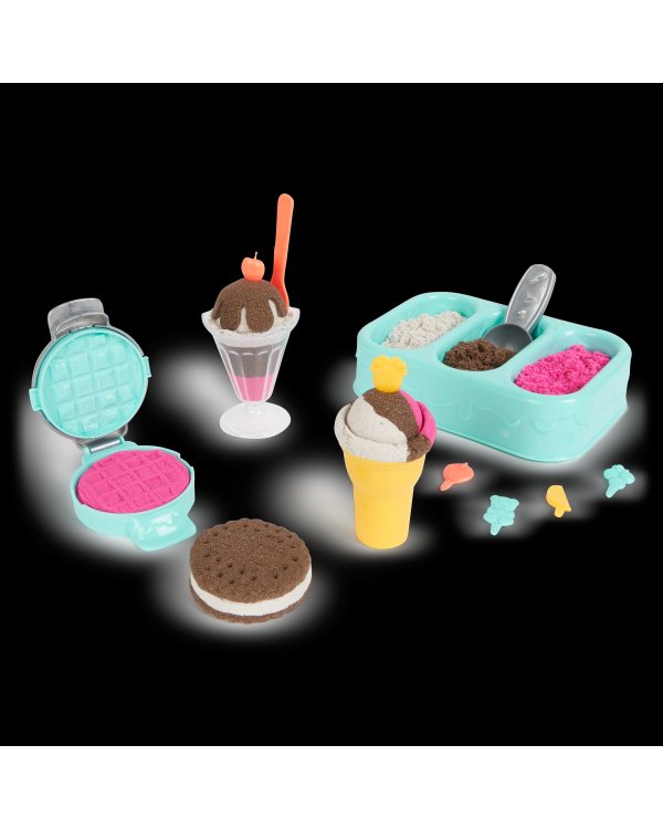 KINETIC SAND Игровой набор Мороженое (без запаха)