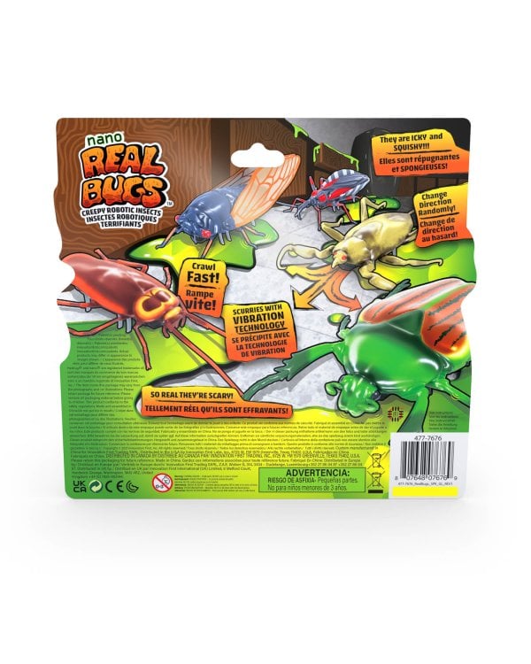 HEXBUG Интерактивная игрушка Nano Real Bugs 5 шт