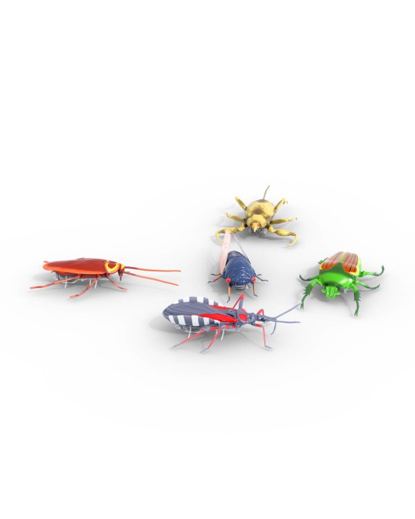 HEXBUG Интерактивная игрушка Nano Real Bugs 5 шт
