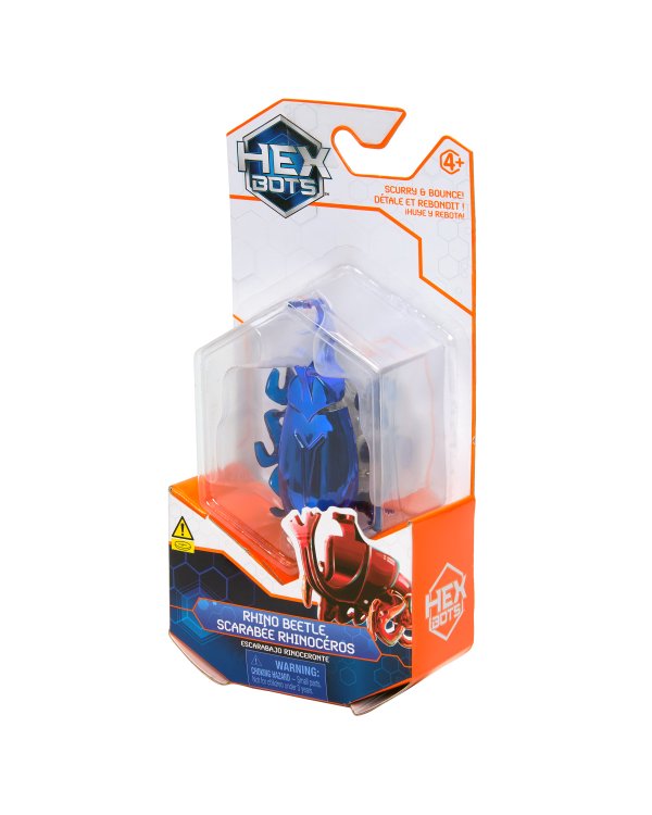 HEX BOTS интерактивная игрушка Жук-носорог