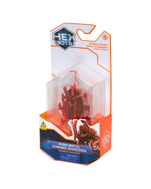 HEX BOTS интерактивная игрушка Жук-носорог
