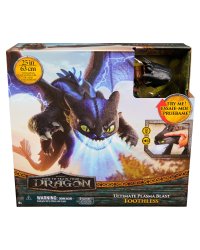 DRAGONS Интерактивная игрушка Ночная Фурия с плазменным залпом