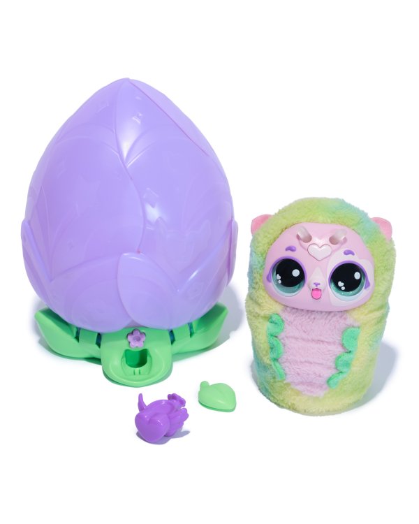 HATCHIMALS Alive Интерактивная игрушка Bloom Surprise Puppyfly