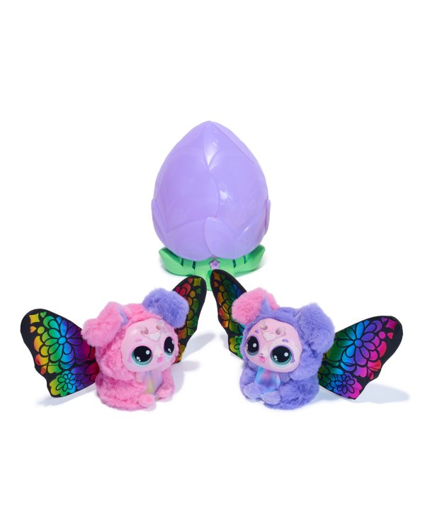 HATCHIMALS Alive Интерактивная игрушка Bloom Surprise Puppyfly