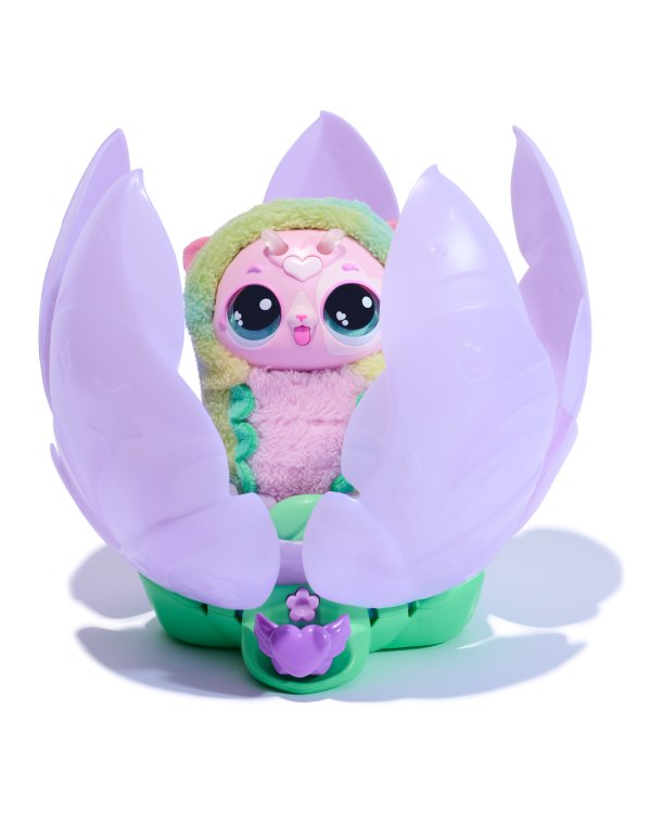 HATCHIMALS Alive Интерактивная игрушка Bloom Surprise Puppyfly