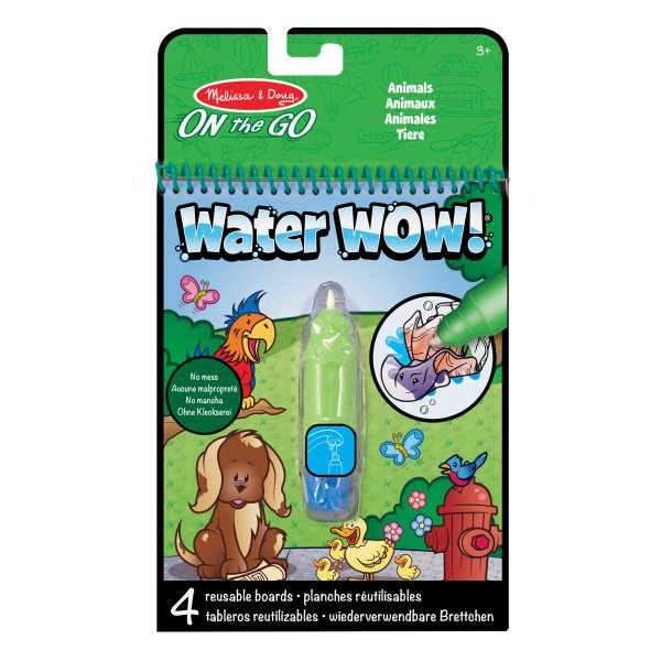 MELISSA & DOUG Water Wow! Раскраска. Рисуем водой - Животные