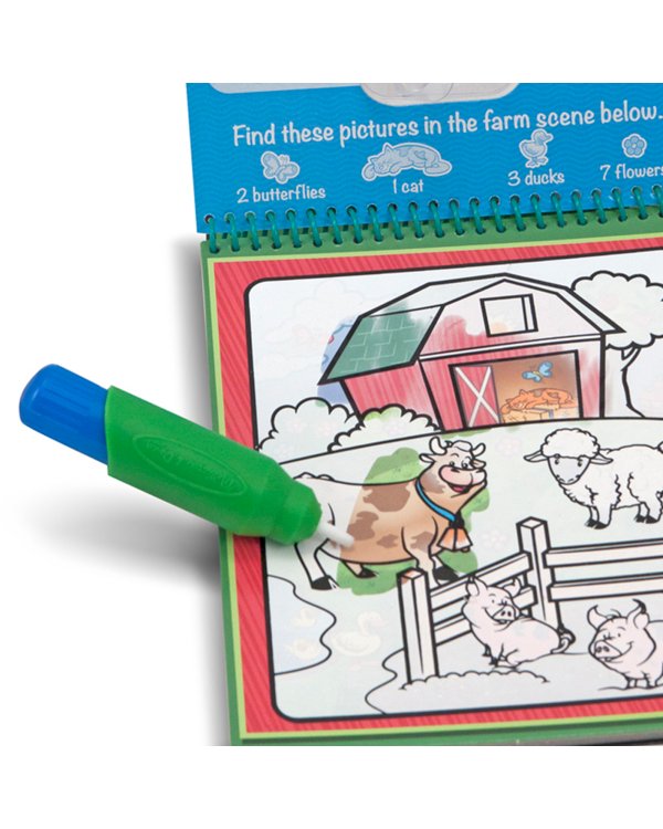 MELISSA & DOUG Water Wow! Раскраска. Рисуем водой - Животные