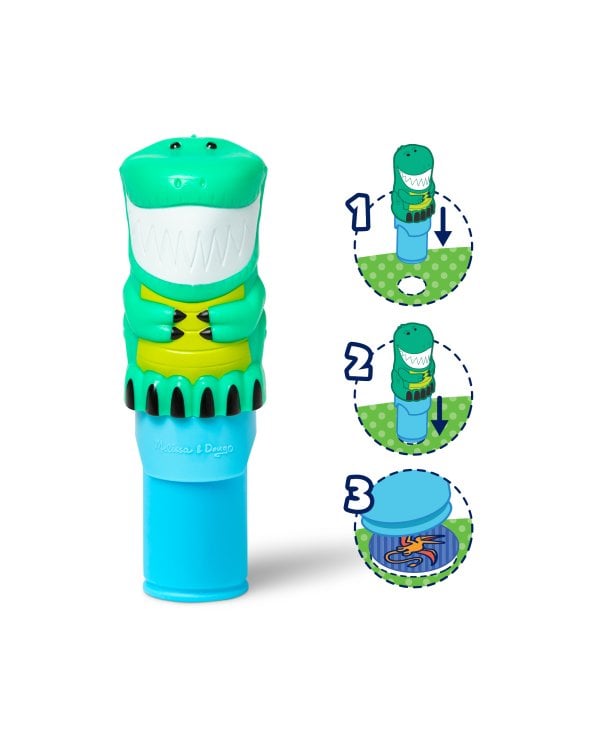 MELISSA & DOUG Игровой комплект с наклейками Sticker WOW! Динозавр