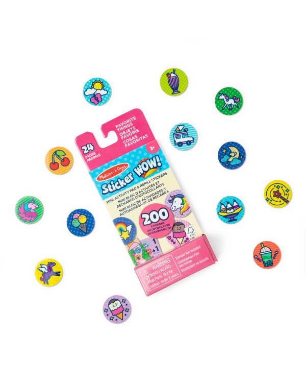MELISSA & DOUG дополнительные наклейки Sticker WOW! Любимые вещи