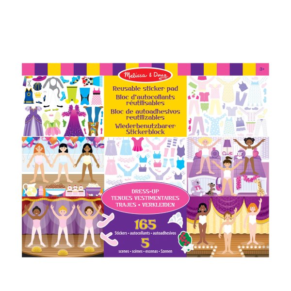 MELISSA & DOUG Многоразовые наклейки Примерочная MELISSA & DOUG Многоразовые наклейки Примерочная