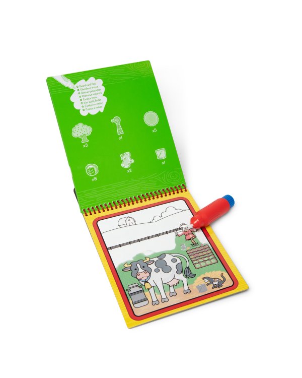 MELISSA & DOUG Water Wow! Раскраска. Рисуем водой - Ферма