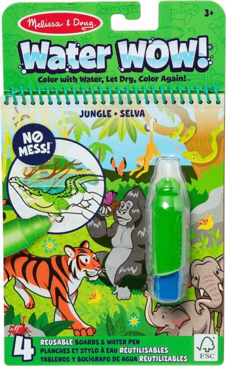 MELISSA & DOUG Water Wow! раскраска водой - Джунгли