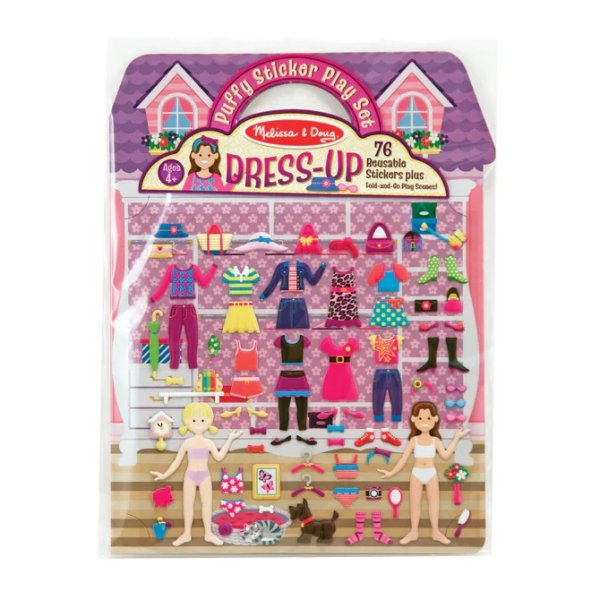 MELISSA&DOUG Многоразовые наклейки Примерочная MELISSA&DOUG Многоразовые наклейки Примерочная