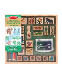 MELISSA & DOUG игровой набор штампов Джунгли