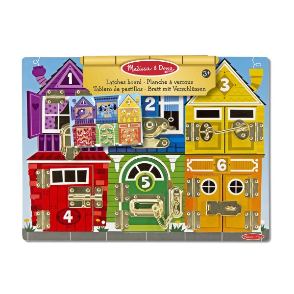 Обложка книги «MELISSA & DOUG игровой набор Доска с замочками»