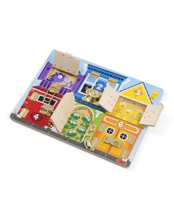 Дополнительное изображение книги «MELISSA & DOUG игровой набор Доска с замочками»