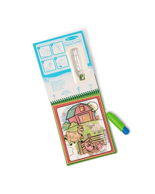 Дополнительное изображение книги «MELISSA & DOUG Water Wow! Раскраска. Рисуем водой - Животные»