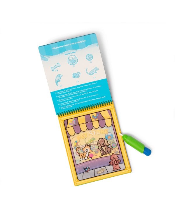Дополнительное изображение книги «MELISSA & DOUG Water Wow! Раскраска. Рисуем водой - Животные»