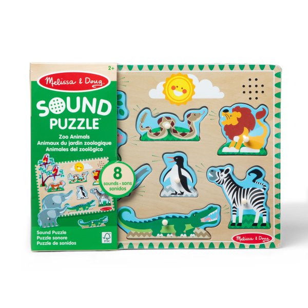 MELISSA&DOUG Пазл со звуками зоопарк