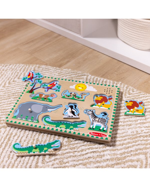 MELISSA&DOUG Пазл со звуками зоопарк