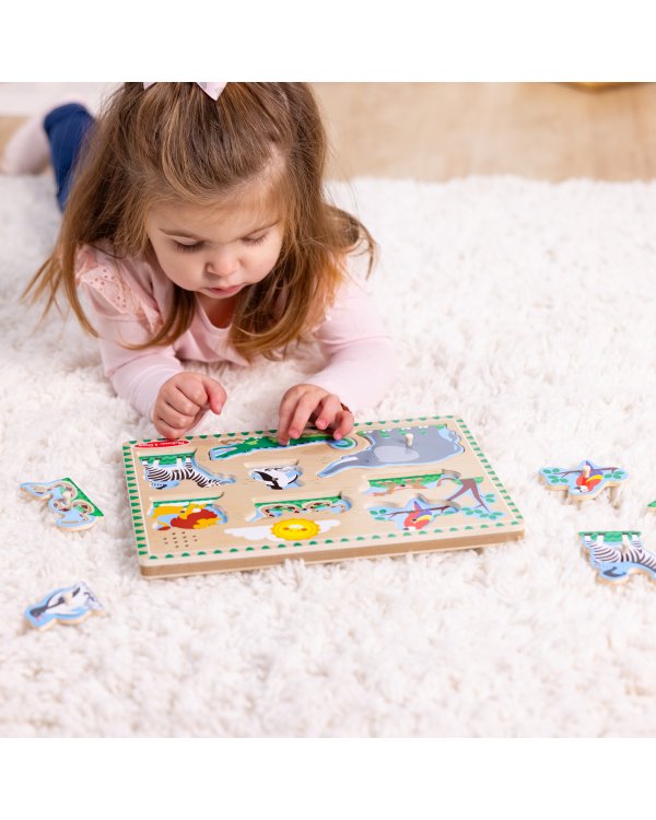 MELISSA&DOUG Пазл со звуками зоопарк