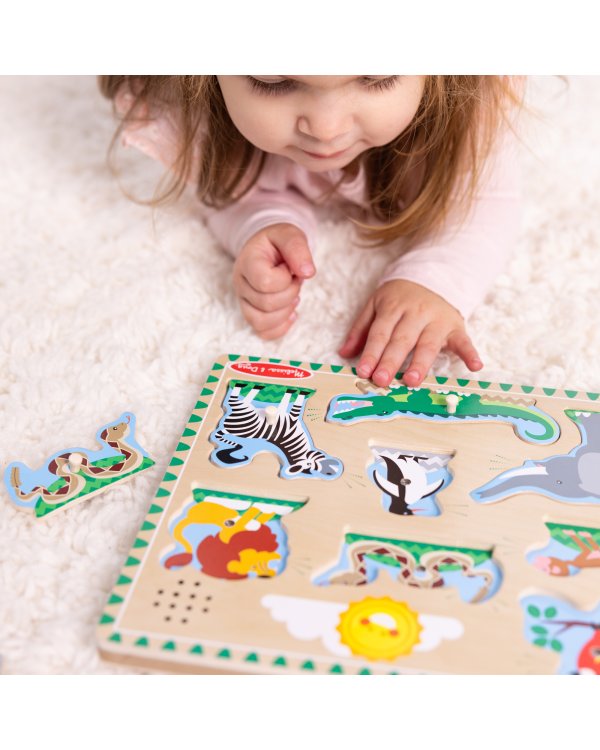 MELISSA&DOUG Пазл со звуками зоопарк