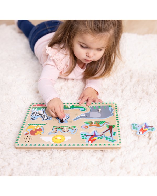 MELISSA&DOUG Пазл со звуками зоопарк